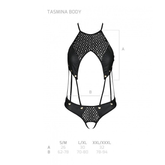 Розпродаж!!! Боді з екошкіри з ремінцями та перфорацією Tamaris Body black L/XL — Passion Розпродаж!!! Боді з екошкіри з ремінцями та перфорацією Tamaris Body black L/XL — Passion