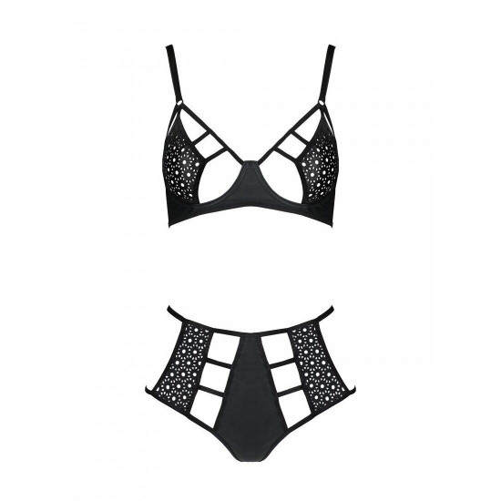 Розпродаж!!! Комплект з екошкіри Passion Tamaris Set black L/XL, бюстгальтер та трусики Розпродаж!!! Комплект з екошкіри Passion Tamaris Set black L/XL, бюстгальтер та трусики