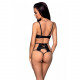 Розпродаж!!! Комплект з екошкіри Passion Tamaris Set black L/XL, бюстгальтер та трусики Розпродаж!!! Комплект з екошкіри Passion Tamaris Set black L/XL, бюстгальтер та трусики