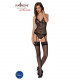 Корсет із пажами, трусики з ажурним декором та відкритим кроком Ursula Corset black S/M — Passion Корсет із пажами, трусики з ажурним декором та відкритим кроком Ursula Corset black S/M — Passion