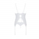 Корсет із пажами, трусики з ажурним декором та відкритим кроком Ursula Corset white L/XL — Passion Корсет із пажами, трусики з ажурним декором та відкритим кроком Ursula Corset white L/XL — Passion