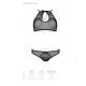 Комплект: бра, трусики з ажурним декором та відкритим кроком Ursula Set black L/XL — Passion Комплект: бра, трусики з ажурним декором та відкритим кроком Ursula Set black L/XL — Passion