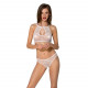 Комплект: бра, трусики з ажурним декором та відкритим кроком Ursula Set white XXL/XXXL — Passion Комплект: бра, трусики з ажурним декором та відкритим кроком Ursula Set white XXL/XXXL — Passion
