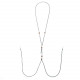 Прикраса для сосків Art of Sex - Nipple Clamps Arrow, колір гранатовий Прикраса для сосків Art of Sex - Nipple Clamps Arrow, колір гранатовий