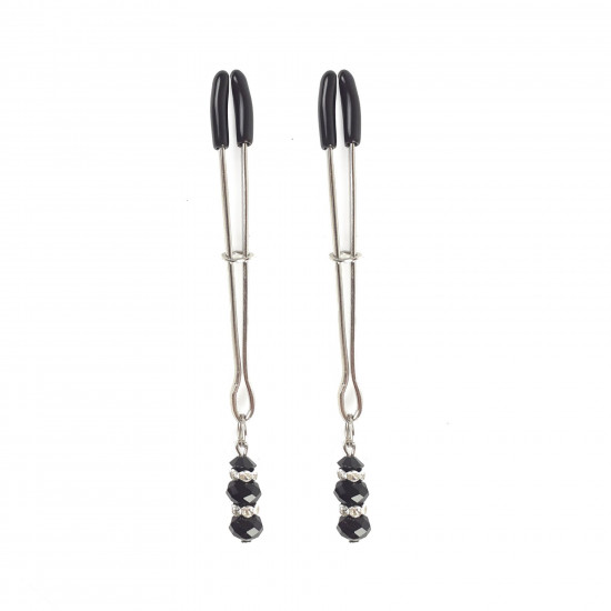 Затискач для сосків Art of Sex - Nipple Clamps Lovely Black Затискач для сосків Art of Sex - Nipple Clamps Lovely Black