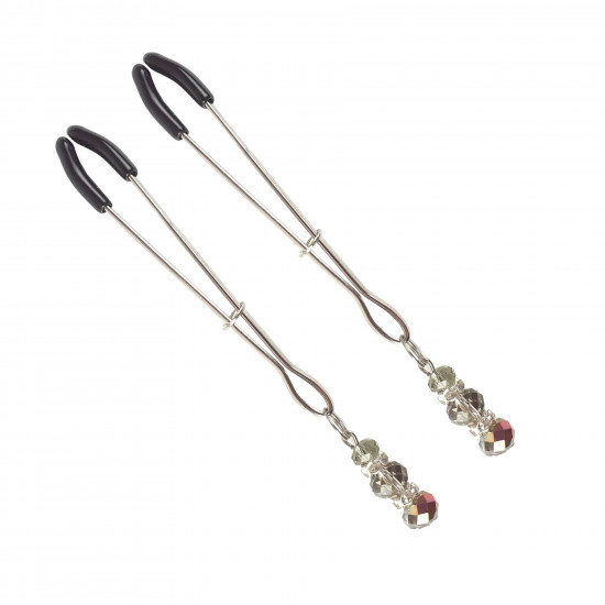 Затискач для сосків Art of Sex - Nipple Clamps Lovely Grey Затискач для сосків Art of Sex - Nipple Clamps Lovely Grey