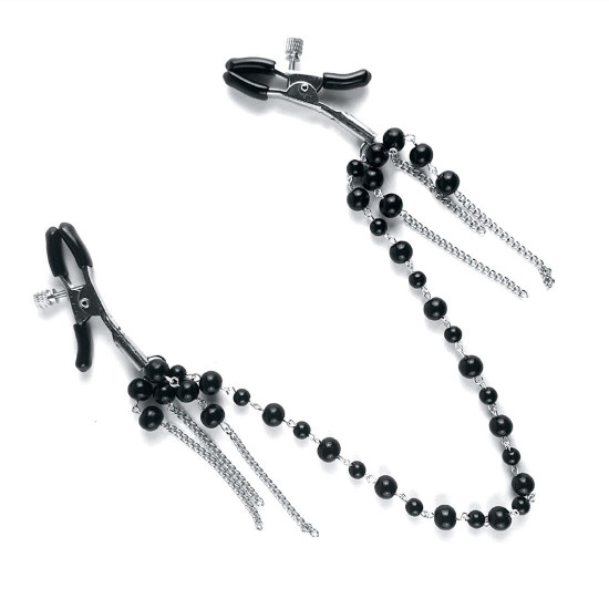 Затискач для сосків Art of Sex - Nipple clamps Afina Black Затискач для сосків Art of Sex - Nipple clamps Afina Black
