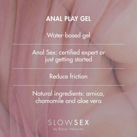 Анальний гель-змазка Bijoux Indiscrets Slow Sex Anal play gel Анальний гель-змазка Bijoux Indiscrets Slow Sex Anal play gel