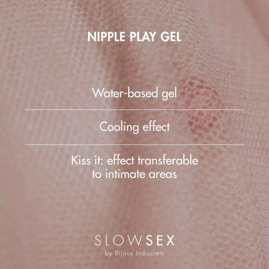 Стимулювальний бальзам для сосків Bijoux Indiscrets Slow Sex Nipple play gel Стимулювальний бальзам для сосків Bijoux Indiscrets Slow Sex Nipple play gel