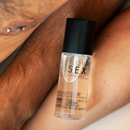 Розігрівальна їстівна масажна олія Bijoux Indiscrets Slow Sex Warming massage oil Розігрівальна їстівна масажна олія Bijoux Indiscrets Slow Sex Warming massage oil