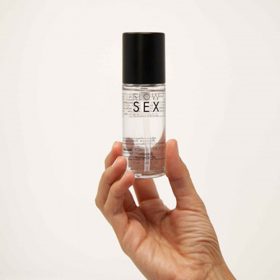 Розігрівальна їстівна масажна олія Bijoux Indiscrets Slow Sex Warming massage oil Розігрівальна їстівна масажна олія Bijoux Indiscrets Slow Sex Warming massage oil