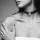 Чокер з екошкіри Bijoux Indiscrets Maze – Single Choker Black Чокер з екошкіри Bijoux Indiscrets Maze – Single Choker Black