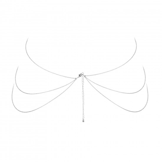 Ланцюжок для тіла Bijoux Indiscrets Magnifique 8 Body Chain — Silver Ланцюжок для тіла Bijoux Indiscrets Magnifique 8 Body Chain — Silver