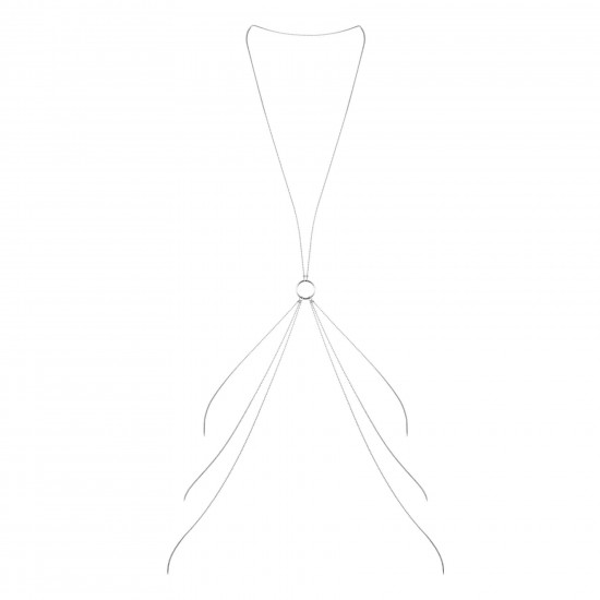 Ланцюжок для тіла Bijoux Indiscrets Magnifique 8 Body Chain — Silver Ланцюжок для тіла Bijoux Indiscrets Magnifique 8 Body Chain — Silver