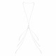 Ланцюжок для тіла Bijoux Indiscrets Magnifique 8 Body Chain — Silver Ланцюжок для тіла Bijoux Indiscrets Magnifique 8 Body Chain — Silver