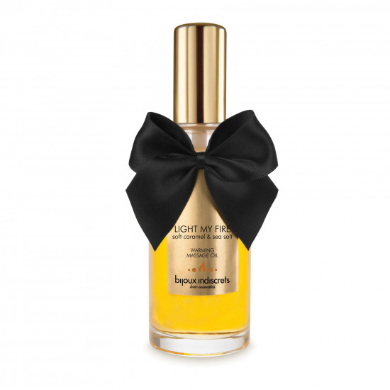 Розігрівальна олія Bijoux Indiscrets Light my Fire – Caramel&Sea salt Розігрівальна олія Bijoux Indiscrets Light my Fire – Caramel&Sea salt