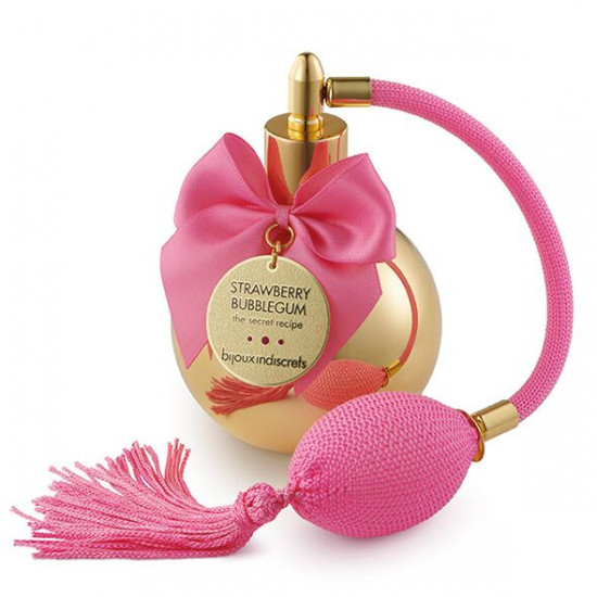 Зволожувальний спрей для тіла Bijoux Indiscrets Bubblegum Body Mist зі збудливим фруктовим ароматом Зволожувальний спрей для тіла Bijoux Indiscrets Bubblegum Body Mist зі збудливим фруктовим ароматом