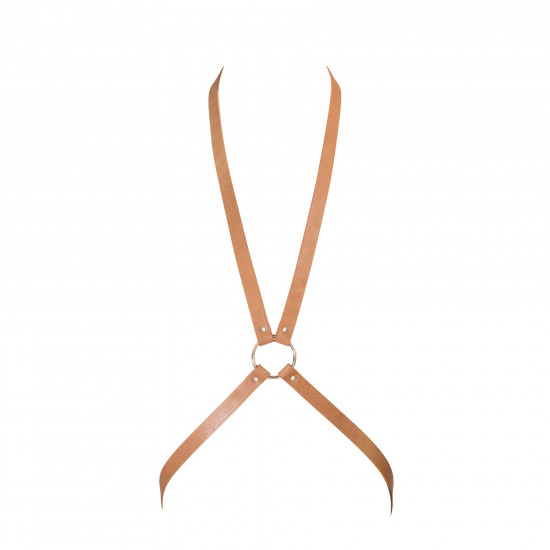 Портупея Bijoux Indiscrets MAZE - 8 Harness Brown, екошкіра Портупея Bijoux Indiscrets MAZE - 8 Harness Brown, екошкіра