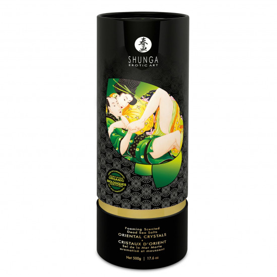 Соль для ванны Shunga Oriental Crystals Bath Salts ORGANIC - Lotus Flower (500 г) соль Мертвого моря