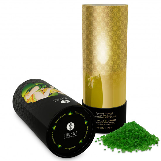 Соль для ванны Shunga Oriental Crystals Bath Salts ORGANIC - Lotus Flower (500 г) соль Мертвого моря