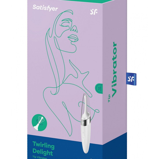 Вібратор для клітора Satisfyer Twirling Delight White Вібратор для клітора Satisfyer Twirling Delight White
