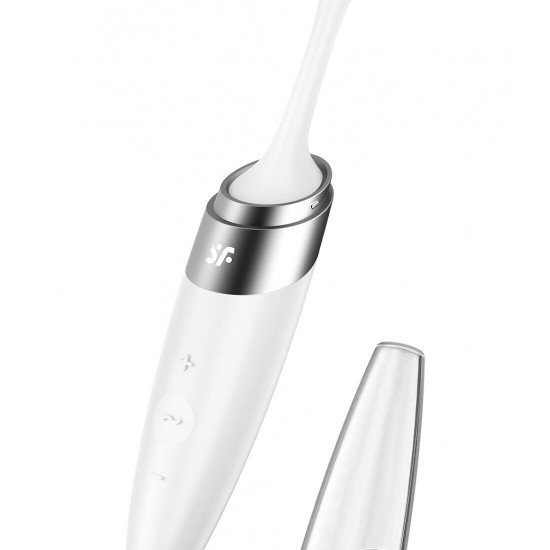 Вібратор для клітора Satisfyer Twirling Delight White Вібратор для клітора Satisfyer Twirling Delight White