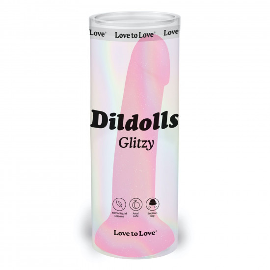 Фалоімітатор з блискітками Love To Love DILDOLLS - GLITZY ультрам'який Фалоімітатор з блискітками Love To Love DILDOLLS - GLITZY ультрам'який