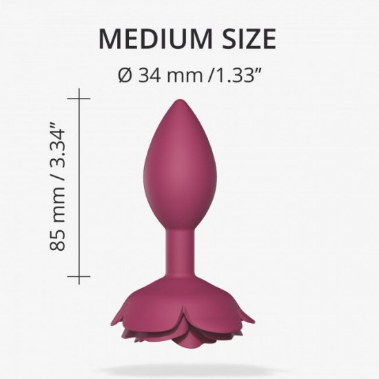 Силіконова анальна пробка Love To Love OPEN ROSES M SIZE - PLUM STAR Силіконова анальна пробка Love To Love OPEN ROSES M SIZE - PLUM STAR