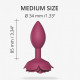 Силіконова анальна пробка Love To Love OPEN ROSES M SIZE - PLUM STAR Силіконова анальна пробка Love To Love OPEN ROSES M SIZE - PLUM STAR