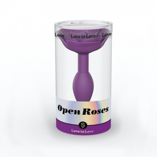 Силіконова анальна пробка Love To Love OPEN ROSES S SIZE - PURPLE RAIN Силіконова анальна пробка Love To Love OPEN ROSES S SIZE - PURPLE RAIN