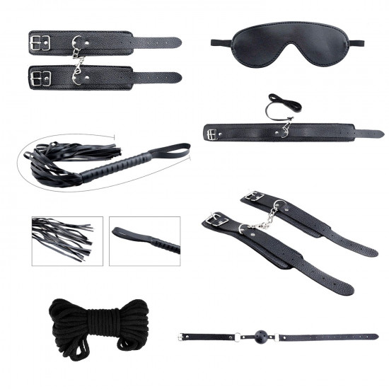 Набір аксесуарів БДСМ Alive Secret Desires Black Kit (8 pcs) Набір аксесуарів БДСМ Alive Secret Desires Black Kit (8 pcs)