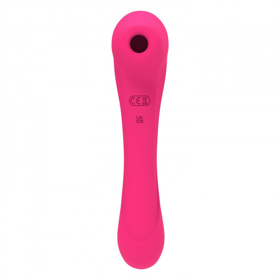 Вібратор та вакуумний кліторальний стимулятор 2-в-1 Alive Quiver Magenta Pink оновлена модель Вібратор та вакуумний кліторальний стимулятор 2-в-1 Alive Quiver Magenta Pink оновлена модель