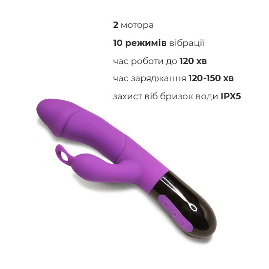 Вібратор-кролик Adrien Lastic Ares 2.0 з петелькою для пальця, що перезаряджається Вібратор-кролик Adrien Lastic Ares 2.0 з петелькою для пальця, що перезаряджається