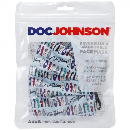 Гігієнічна маска Doc Johnson DJ Reversible and Adjustable face mask Гігієнічна маска Doc Johnson DJ Reversible and Adjustable face mask