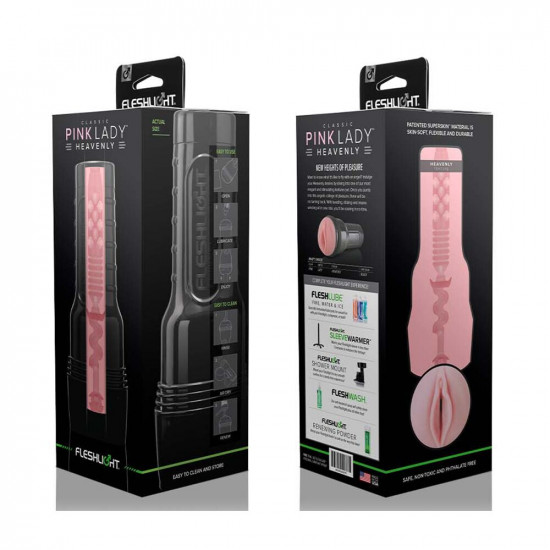 Мастурбатор-вагіна Fleshlight Pink Lady Heavenly Нова текстура Мастурбатор-вагіна Fleshlight Pink Lady Heavenly Нова текстура