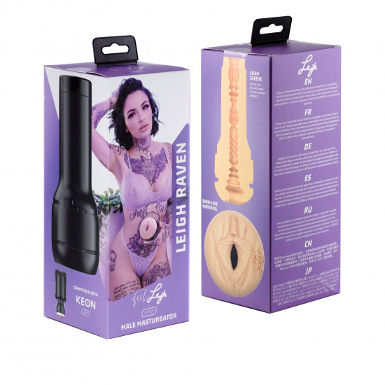 Мастурбатор Kiiroo Feel Leigh Raven, копія вагіни порнозірки Мастурбатор Kiiroo Feel Leigh Raven, копія вагіни порнозірки