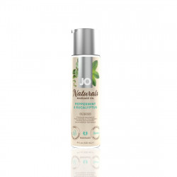 Масажна олія JO Naturals Massage Oil Peppermint & Eucalyptus з ефірними оліями (120 мл)