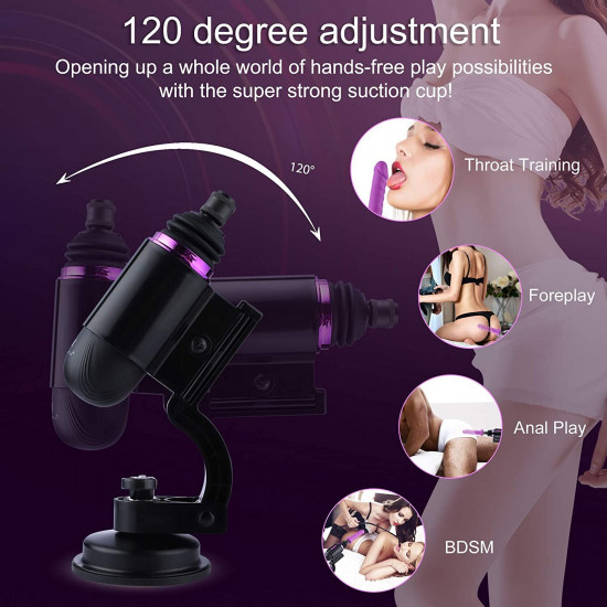 Міні секс-машина Hismith Mini Capsule Sex-Machine with Strong Suction Cup, потужна, перезаряджувана Міні секс-машина Hismith Mini Capsule Sex-Machine with Strong Suction Cup, потужна, перезаряджувана