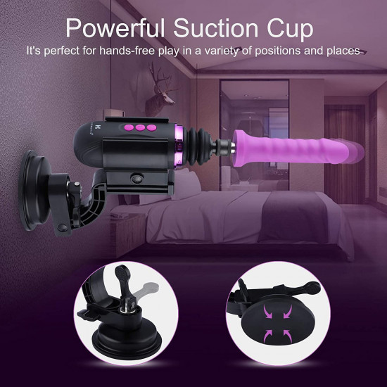 Міні секс-машина Hismith Mini Capsule Sex-Machine with Strong Suction Cup, потужна, перезаряджувана Міні секс-машина Hismith Mini Capsule Sex-Machine with Strong Suction Cup, потужна, перезаряджувана