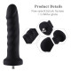 Силіконовий фалоімітатор для секс-машин Hismith 7.1″ Anal Dildo Black, система KlicLok Силіконовий фалоімітатор для секс-машин Hismith 7.1″ Anal Dildo Black, система KlicLok