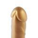 Золотий фалоімітатор Hismith 6.8″ Golden Silicone Dildo, система KlicLok Золотий фалоімітатор Hismith 6.8″ Golden Silicone Dildo, система KlicLok