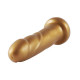 Золотий фалоімітатор Hismith 6.8″ Golden Silicone Dildo, система KlicLok Золотий фалоімітатор Hismith 6.8″ Golden Silicone Dildo, система KlicLok