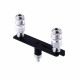 Подвійний конектор для секс-машин Hismith Quick Connector Adapter with Double Head, система KlicLok Подвійний конектор для секс-машин Hismith Quick Connector Adapter with Double Head, система KlicLok