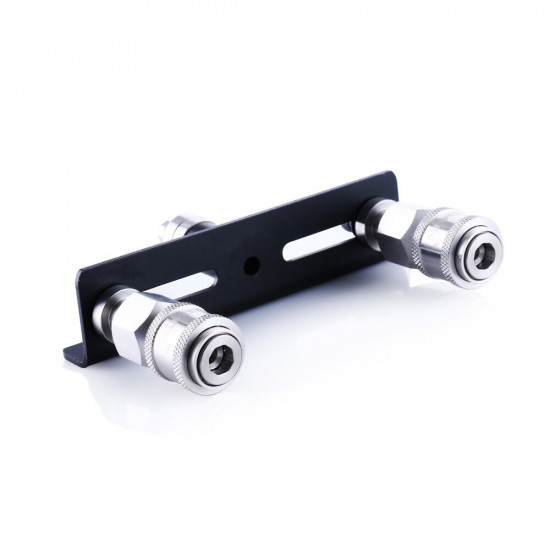 Подвійний конектор для секс-машин Hismith Quick Connector Adapter with Double Head, система KlicLok Подвійний конектор для секс-машин Hismith Quick Connector Adapter with Double Head, система KlicLok