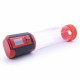 Автоматична вакуумна помпа Men Powerup Passion Pump Red, LED-табло, перезаряджувана, 8 режимів Автоматична вакуумна помпа Men Powerup Passion Pump Red, LED-табло, перезаряджувана, 8 режимів