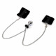 Наручники з металевою анальною пробкою Art of Sex Handcuffs with Metal Anal Plug size M Black Наручники з металевою анальною пробкою Art of Sex Handcuffs with Metal Anal Plug size M Black