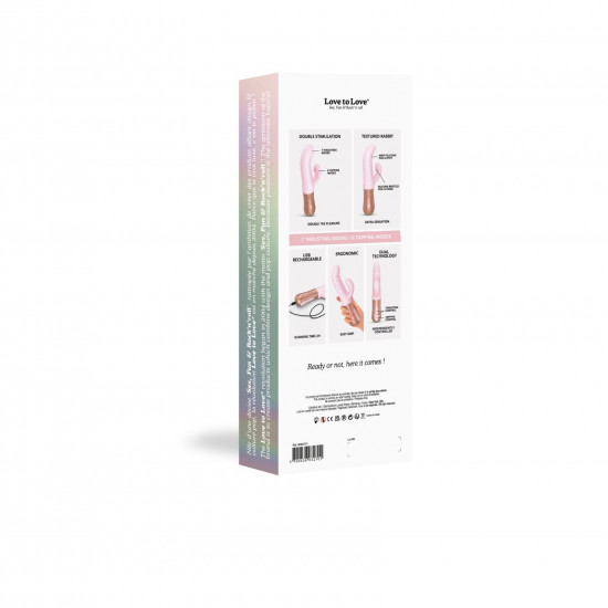 Подвійний пульсатор-кролик Love To Love SASSY BUNNY - BABY PINK Подвійний пульсатор-кролик Love To Love SASSY BUNNY - BABY PINK
