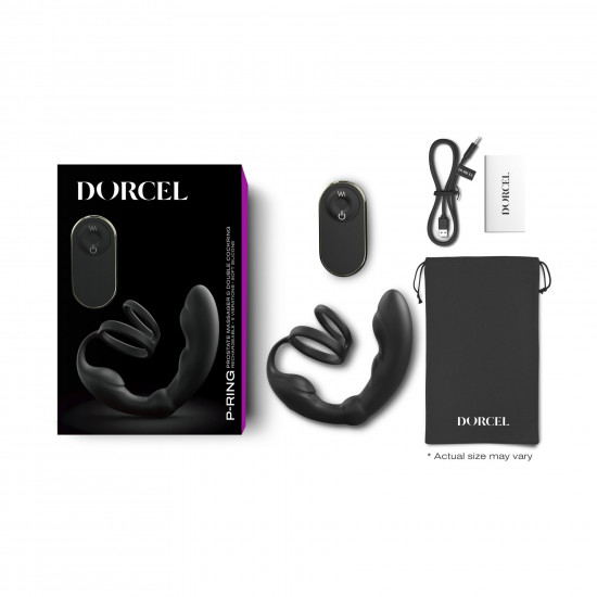Масажер простати Dorcel P-Ring з ерекційним кільцем та пультом ДК Масажер простати Dorcel P-Ring з ерекційним кільцем та пультом ДК