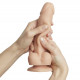 Реалістичний фалоімітатор Strap-On-Me Sliding Skin Realistic Dildo Vanille - XL, ефект рухливої шкір Реалістичний фалоімітатор Strap-On-Me Sliding Skin Realistic Dildo Vanille - XL, ефект рухливої шкір