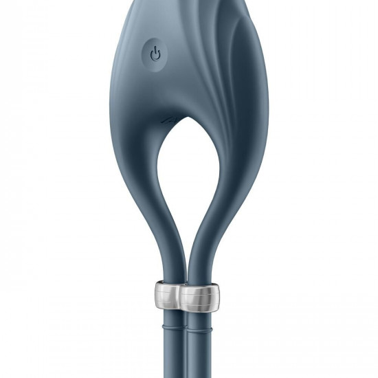 Ерекційне віброкільце-ласо Satisfyer Duelist Dark Blue, 10 режимів, потужний мотор Ерекційне віброкільце-ласо Satisfyer Duelist Dark Blue, 10 режимів, потужний мотор